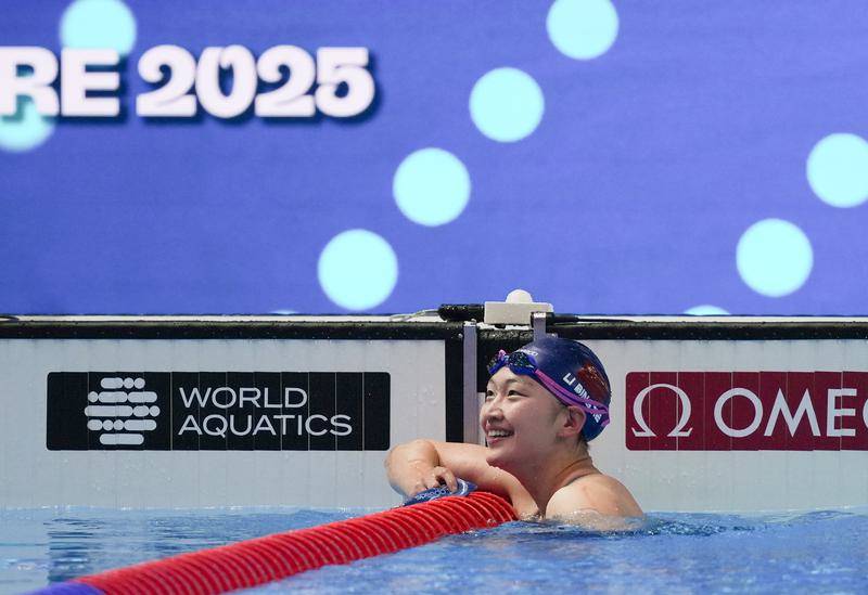 游泳世锦赛-中国队收获2银1铜 法国选手马尔尚破世界纪录