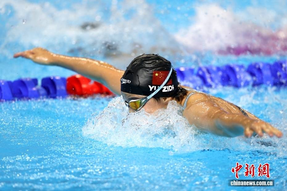 新加坡游泳世锦赛：12岁小将于子迪获女子200米蝶泳第四名