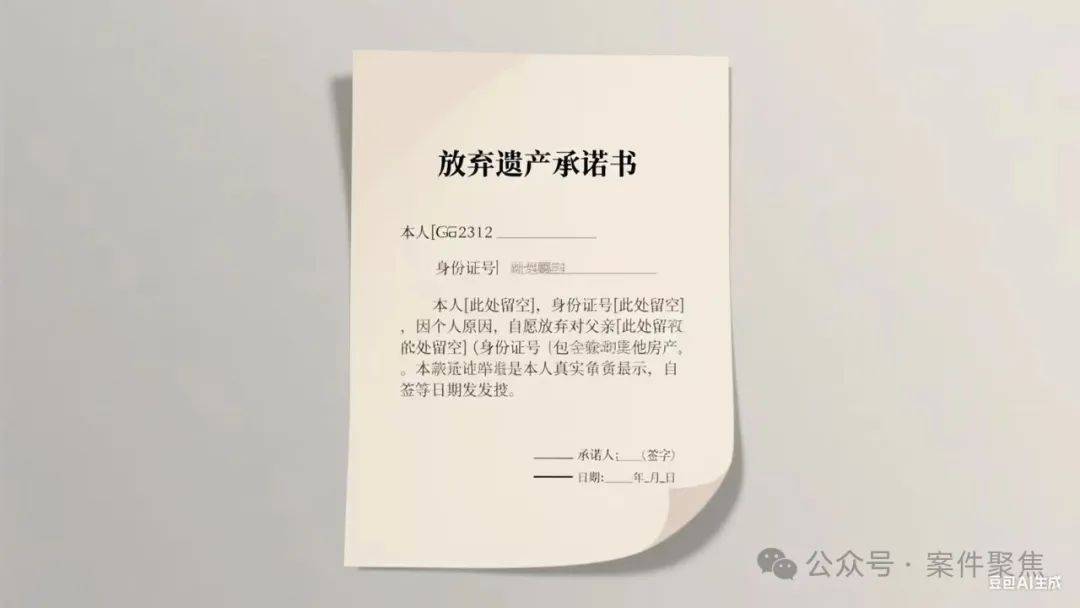 奇葩!为躲抚养费,孩子爸爸主动放弃百万遗产